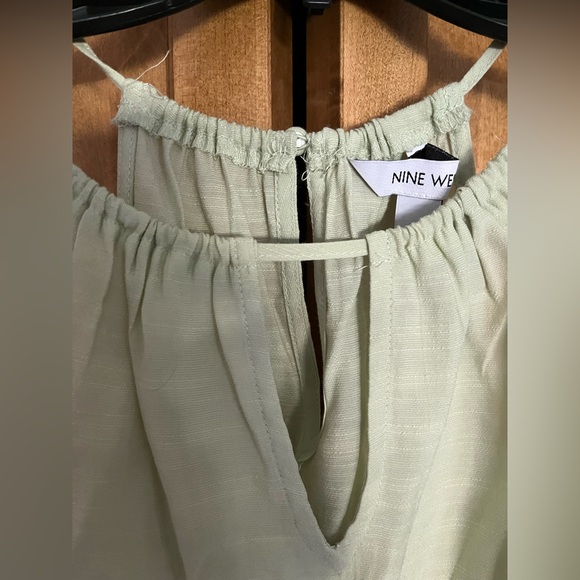 🌺 Nine West High Neck Keyhole Tank in Dalton Mint ✨ NWT - Picture 3 of 9